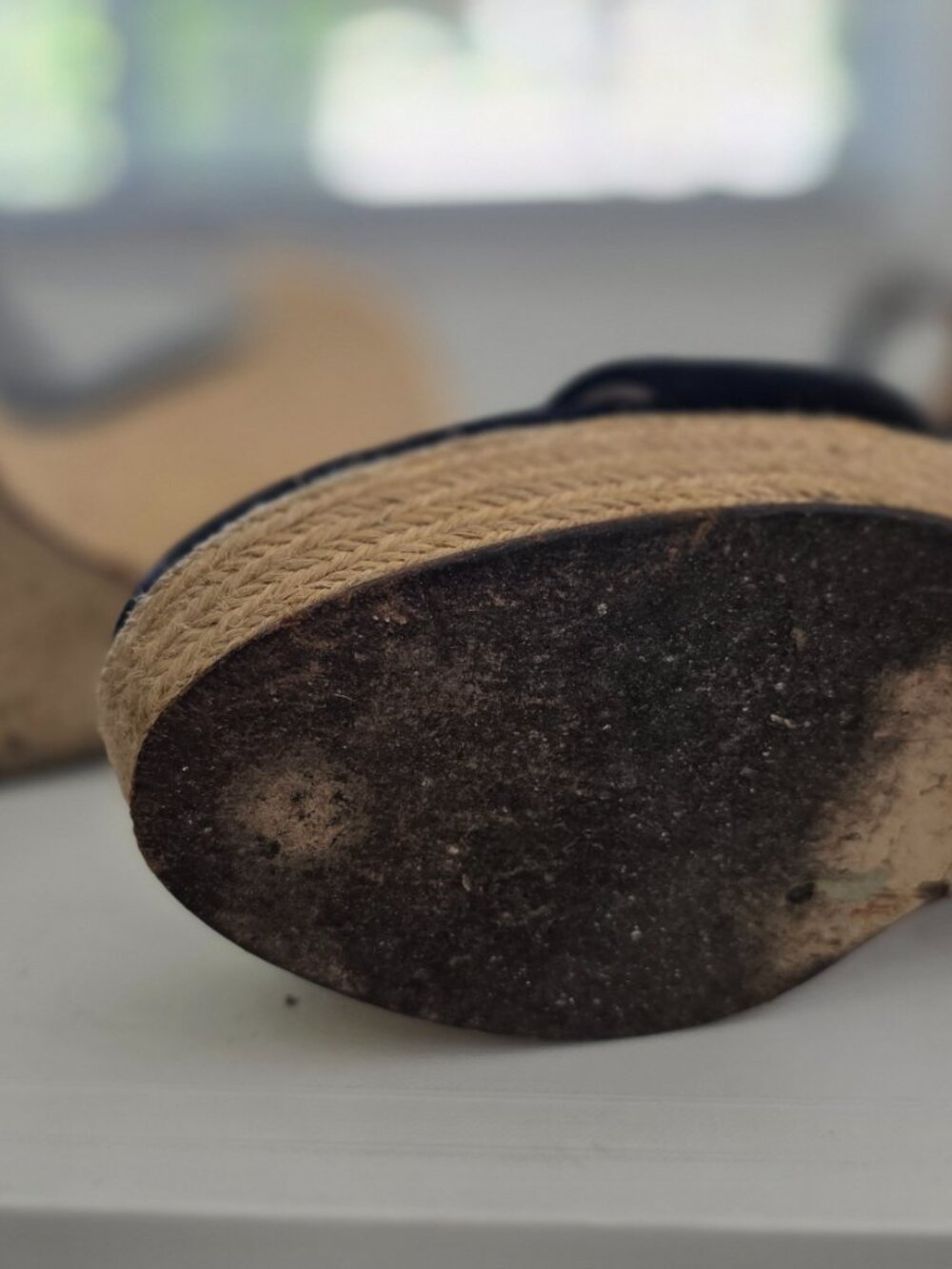 Gucci Horsebit Black Suede Espadrille Wedge Sandals - Size 7US - Picture 8 of 8